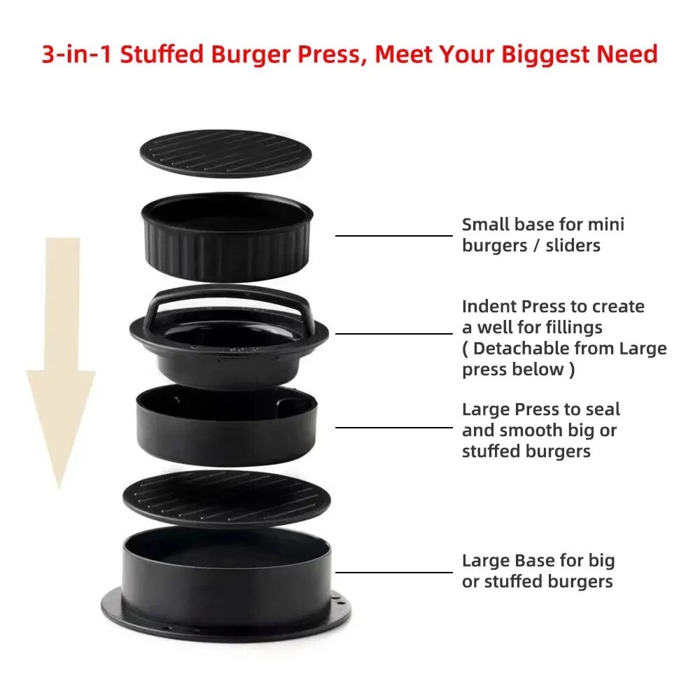 Round Hamburger Burger Press B – Hot Dog Press Bewertung und Preis