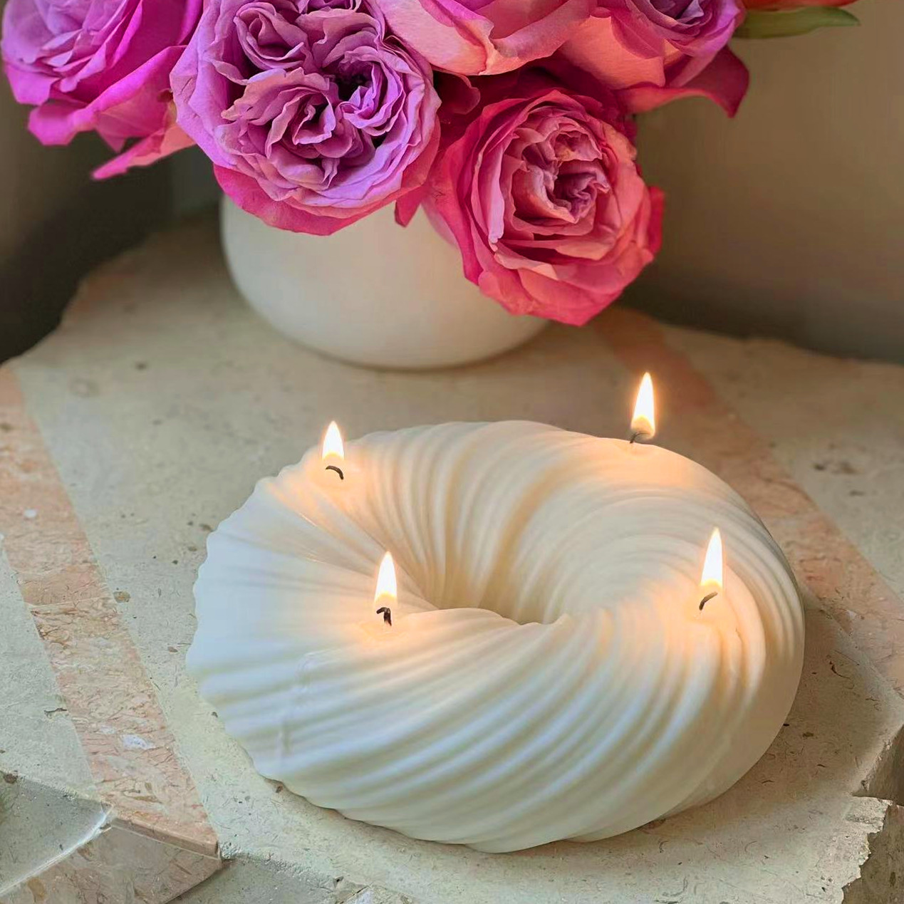 Big Donut shape Silicone Candl – Donut Mold Silicone Bewertung und Preis