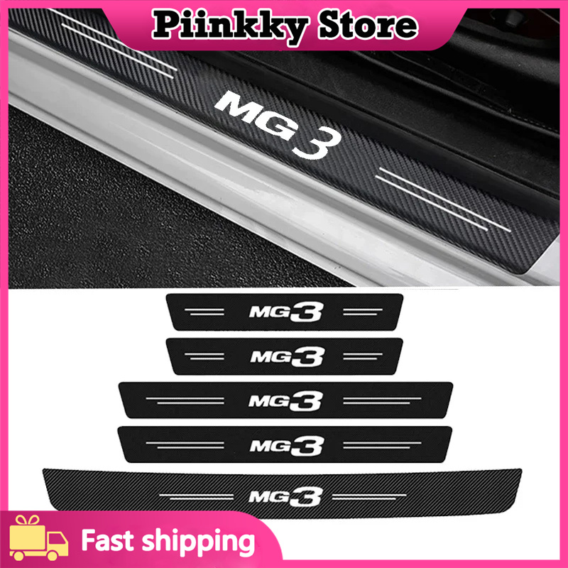 for MG 3 MG3 Logo Car Door Sil – Crepe Pan Carbon Bewertung und Preis