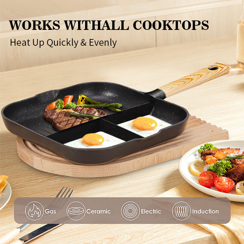 3 in 1 Frying Pan Aluminum All – Egg Waffle Pan Bewertung und Preis