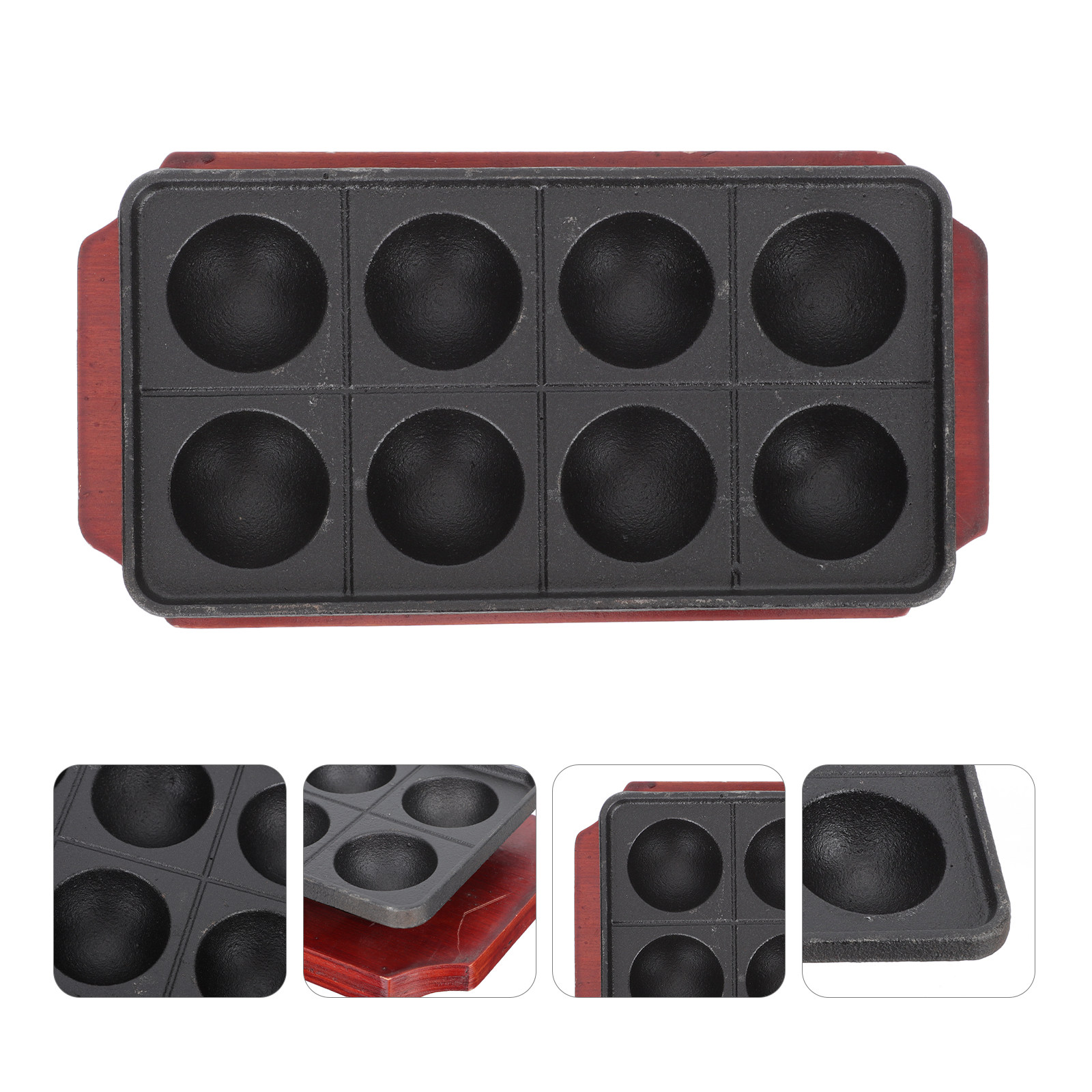 1Set Food-Grade Iron Takoyaki  – Takoyaki Grill Plate Bewertung und Preis