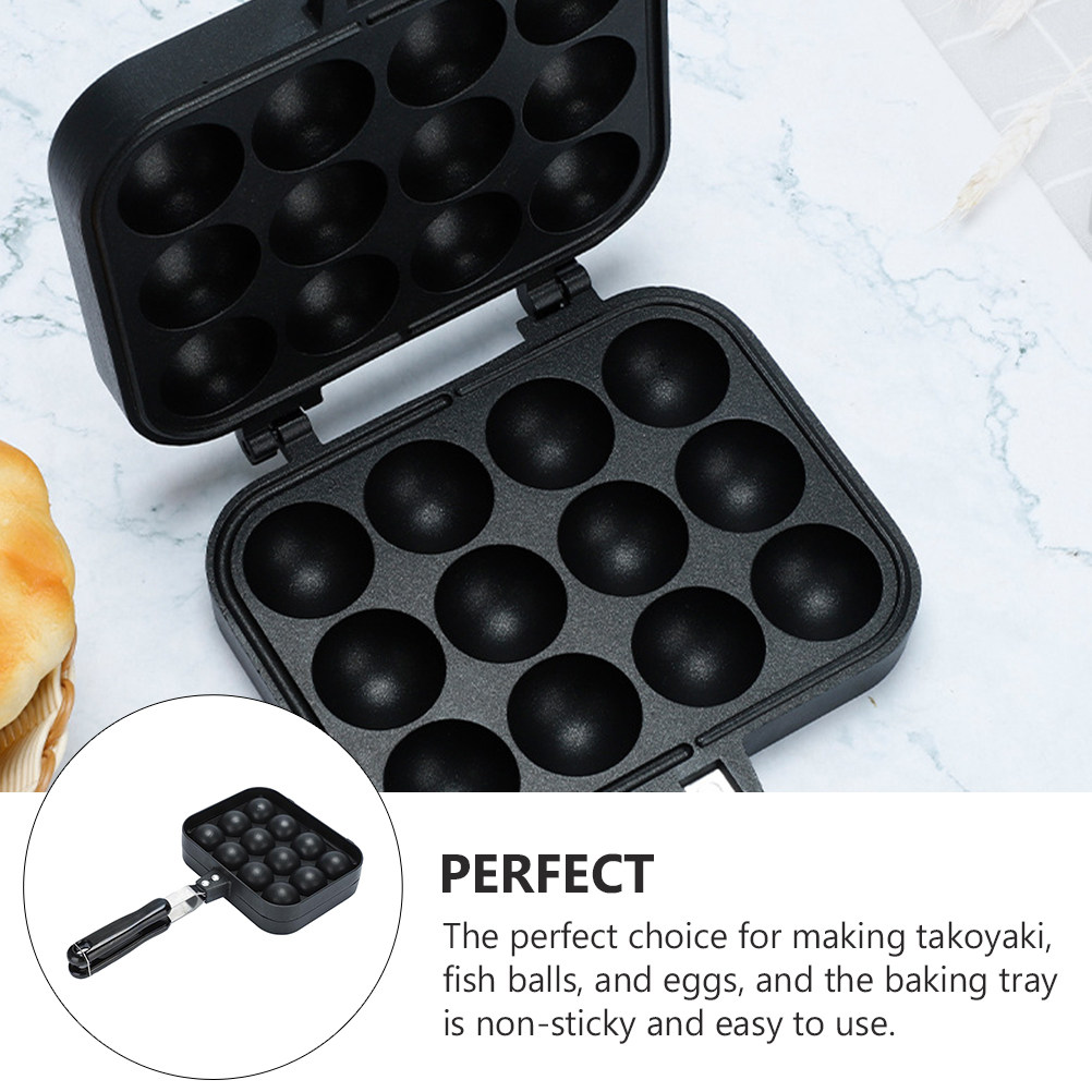 Household Egg Pan 12-Holes Non – Takoyaki Grill Plate Bewertung und Preis