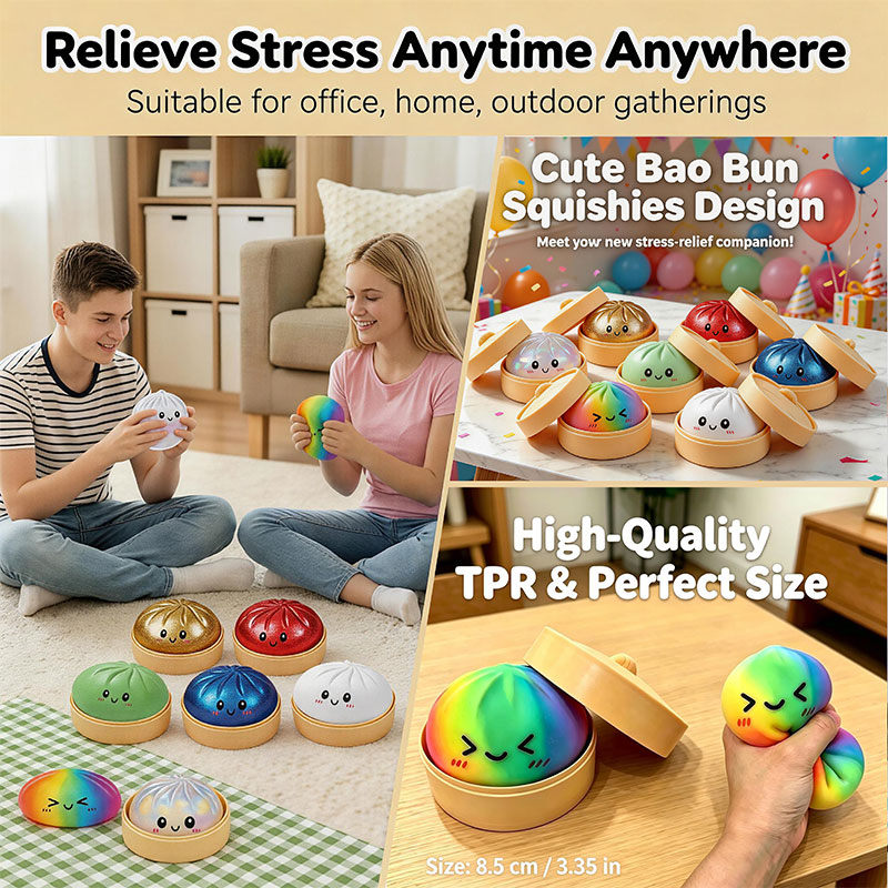 Bao Bun Squishy Toy with Bambo – Bao Steamer Bamboo Bewertung und Preis