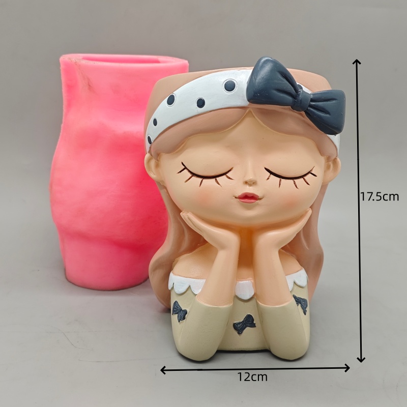 Silicone mold cute bow girl fl – Potsticker Mold Bewertung und Preis