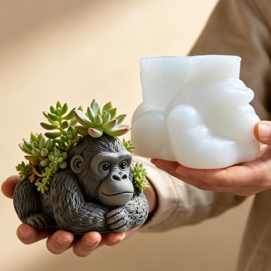 Lying nest gorilla succulent p – Potsticker Mold Bewertung und Preis