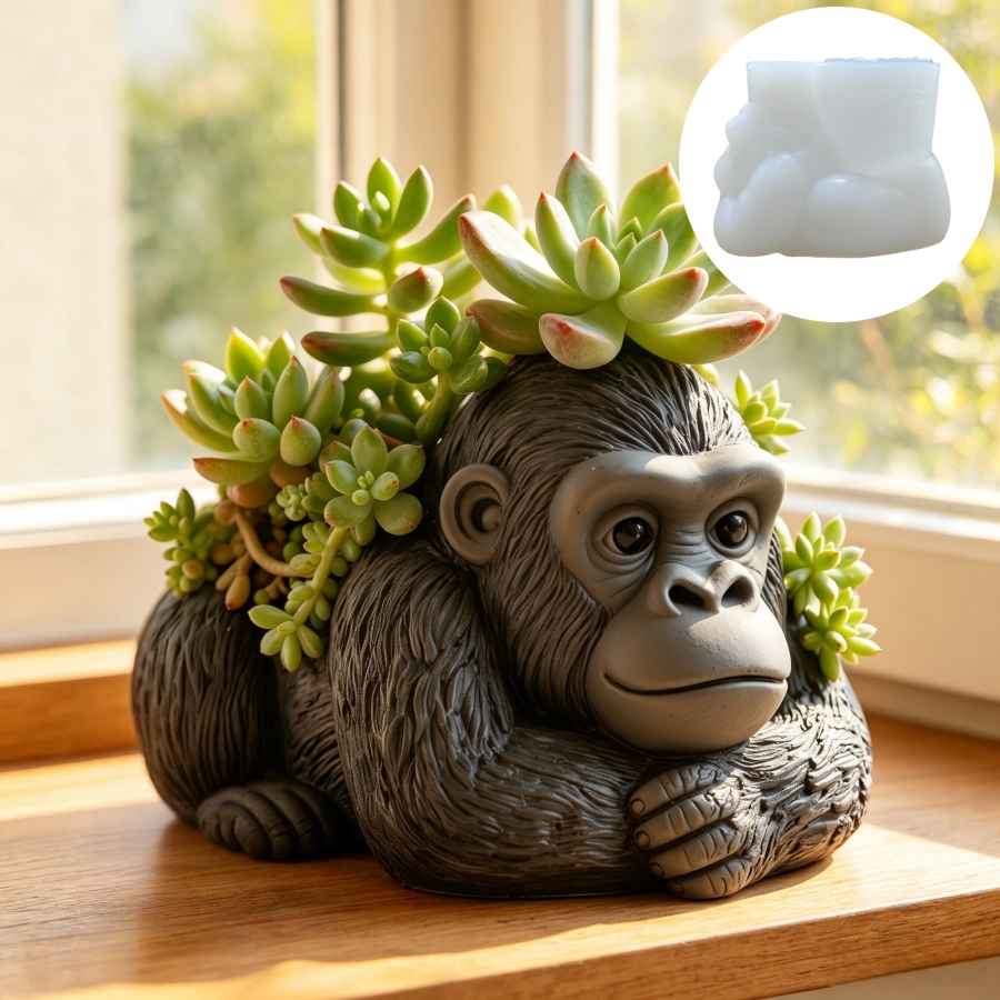 Lying nest gorilla succulent p – Potsticker Mold Bewertung und Preis