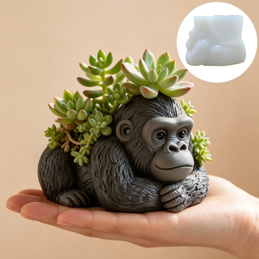 Lying nest gorilla succulent p – Potsticker Mold Bewertung und Preis