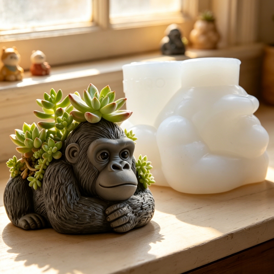 Lying nest gorilla succulent p – Potsticker Mold Bewertung und Preis