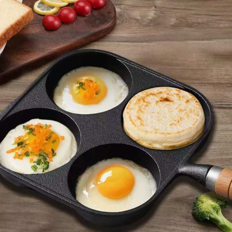 JUSTINLAU 2/4-Hole Cast Iron O – Egg Waffle Pan Bewertung und Preis