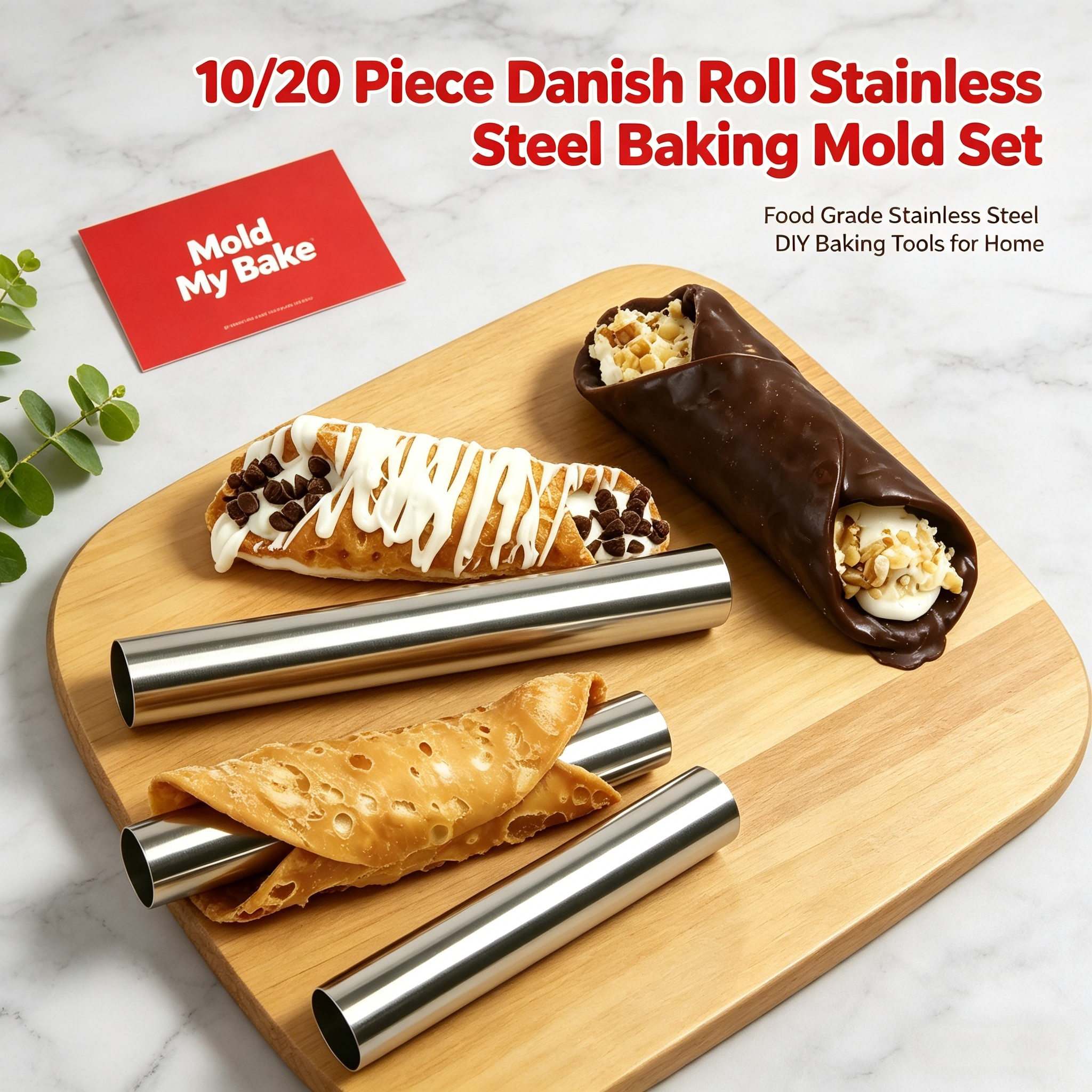 Cannoli Tubes Set, 10/20Pcs Fo – Danish Pancake Pan Bewertung und Preis