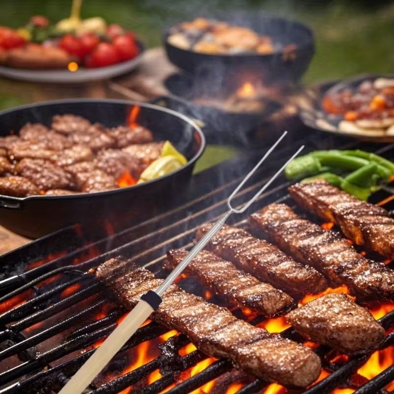 Outdoor Telescoping BBQ Fork S – Hot Dog Press Bewertung und Preis
