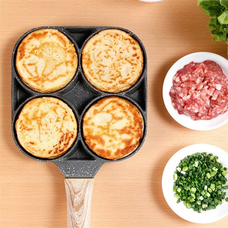 2/4-Hole Frying Pot Pan Thicke – Mini Pancake Griddle Bewertung und Preis